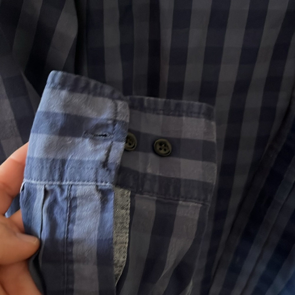 Mens U.S. Polo Assn.® Button Down Woven Shirt - - Picture 4 of 6